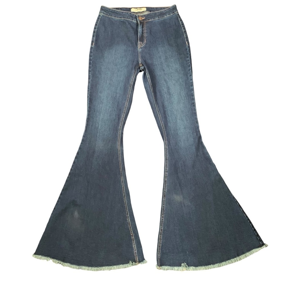 ROCK & ROLL‎ DENIM Bargin Button Bell Into The Wild Jeans - Size 28 x 34